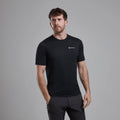 Black Montane Men's Dart Lite T-Shirt Model Front