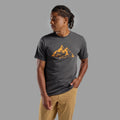 Midnight Grey Montane Men's Dual Mountain T-Shirt Model Front