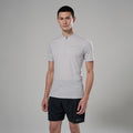 Platinum Montane Men's Dart Nano Zip T-Shirt Model Front