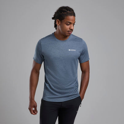 Stone Blue Montane Men's Dart T-Shirt Front