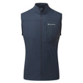 Eclipse Blue Montane Men's Featherlite Windproof Gilet Front