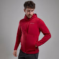 Acer Red Montane Men's Fury XT Hooded Fleece Jacket Model 4