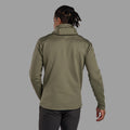 Caper Montane Men's Fury XT Hooded Fleece Jacket Model Back