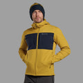 Ginkgo Gold Montane Men's Fury XT Hooded Fleece Jacket Model 4