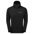 Black Montane Men's Fury Hooded Fleece Jacket Front