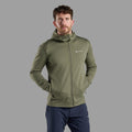 Caper Montane Men's Fury Lite Hooded Fleece Jacket Model 3