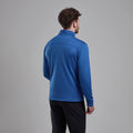 Neptune Blue Montane Men's Fury Lite Fleece Pull-On Model Back