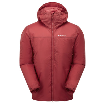 Dark Maple Montane Men's Fortes XT Hooded Insulated Jacket Front