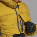 Ginkgo Gold Montane Men's Fortes XT Hooded Insulated Jacket Model 5