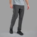 Midnight Grey Montane Men's Genoa Lite Pants Model Front