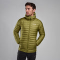 Alder Green Montane Men's Icarus Lite Hooded Jacket Model 3