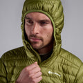 Alder Green Montane Men's Icarus Lite Hooded Jacket Model 5