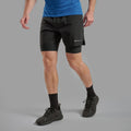 Black Montane Men's Jetstream 5" Trail Running Shorts Model Front