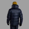 Eclipse Blue Montane Men's Kamen XT Hooded Down Jacket Model Back
