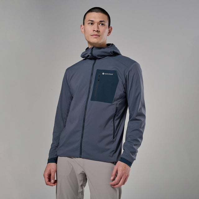 Montane Men's Khamsin Lite Hooded Softshell Jacket