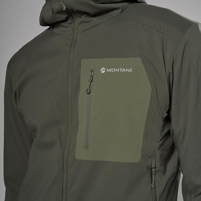 Montane Men's Khamsin Lite Hooded Softshell Jacket