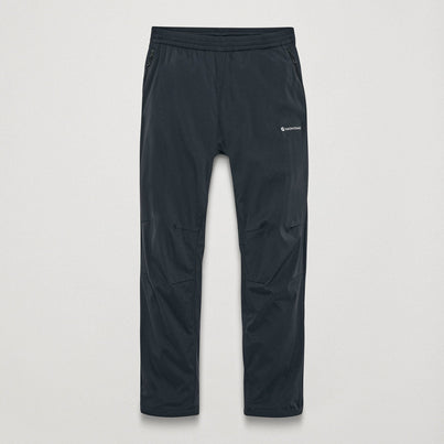 Black Montane Men's Khamsin Lite Softshell Pants Front MKLPRBLA