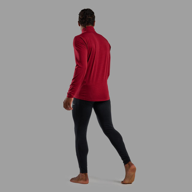 Montane Men's Malli Long Sleeve Zip Merino T-Shirt