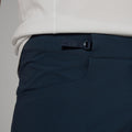Eclipse Blue Montane Men's Mossa Softshell Shorts  Model 5 MMOSSECL