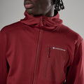 Dark Maple Montane Men's Protium CP Hooded Fleece Jacket Model 4