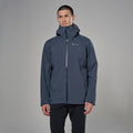 Dark Sky Montane Men's Phase Waterproof Jacket Model Front MPHJADAS
