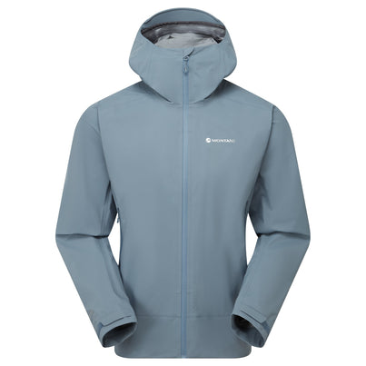 Stone Blue Montane Men's Phase Lite Waterproof Jacket Front