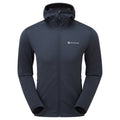 Eclipse Blue Montane Men's Protium Lite Hooded Fleece Jacket Front