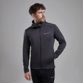 Midnight Grey Montane Men's Protium Hooded Fleece Jacket Model 4