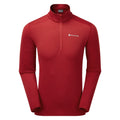 Acer Red Montane Men's Protium Lite Pull On Fleece Front