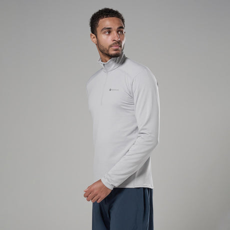 Platinum Montane Men's Protium Lite Pull On Fleece Front MPRLPPLA
