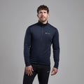 Eclipse Blue Montane Men's Protium Fleece Jacket Model Front