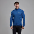 Neptune Blue Montane Men's Protium Fleece Jacket Model Front