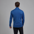 Neptune Blue Montane Men's Protium Fleece Jacket Model Back