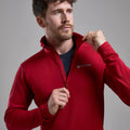 Acer Red Montane Protium Fleece Pull-On Jacket Model 4