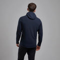 Eclipse Blue Montane Men's Protium XT Hooded Fleece Jacket Model Back