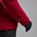 Acer Red Montane Men's Resolve XT Hooded Down Jacket Model 4