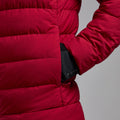 Acer Red Montane Men's Resolve XT Hooded Down Jacket Model 5