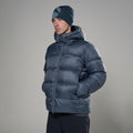 Dark Sky Montane Men's Thaw Hooded Down Jacket Model Front MTHAHDAS