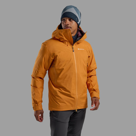 Flame Orange Montane Men's Torren Waterproof Jacket Front