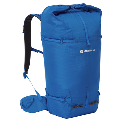 Neptune Blue Montane Valen 40+5L Backpack Model Back