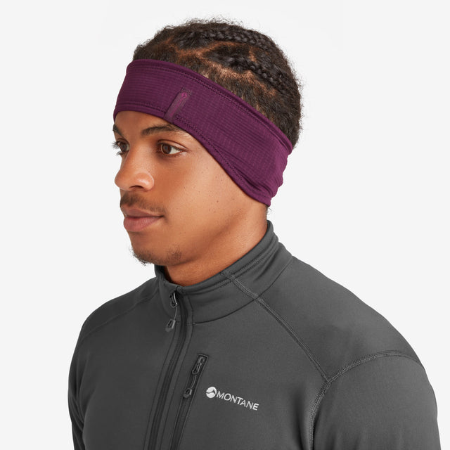 Montane Protium Fleece Headband - Saskatoon Berry